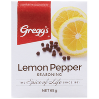 Pepper Seasoning Lemon Gregg's 65g - Spice Pantry