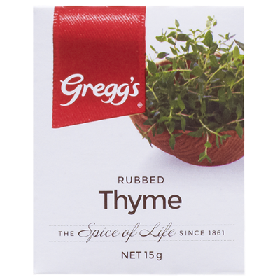 Thyme Rubbed Gregg's 15g - Spice Pantry