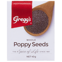Poppy Seeds Whole Gregg's 40g - Spice Pantry
