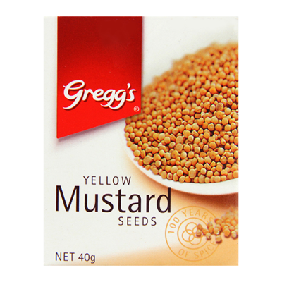 Yellow Mustard Seeds Gregg's 40g - Spice Pantry